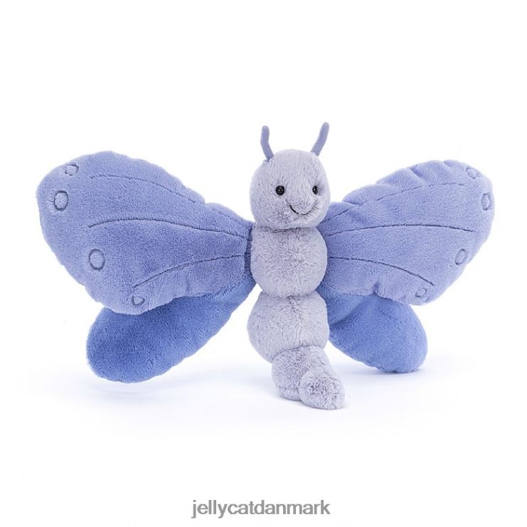 legetøj LHVJ00235 klokke sommerfugl blå Jellycat