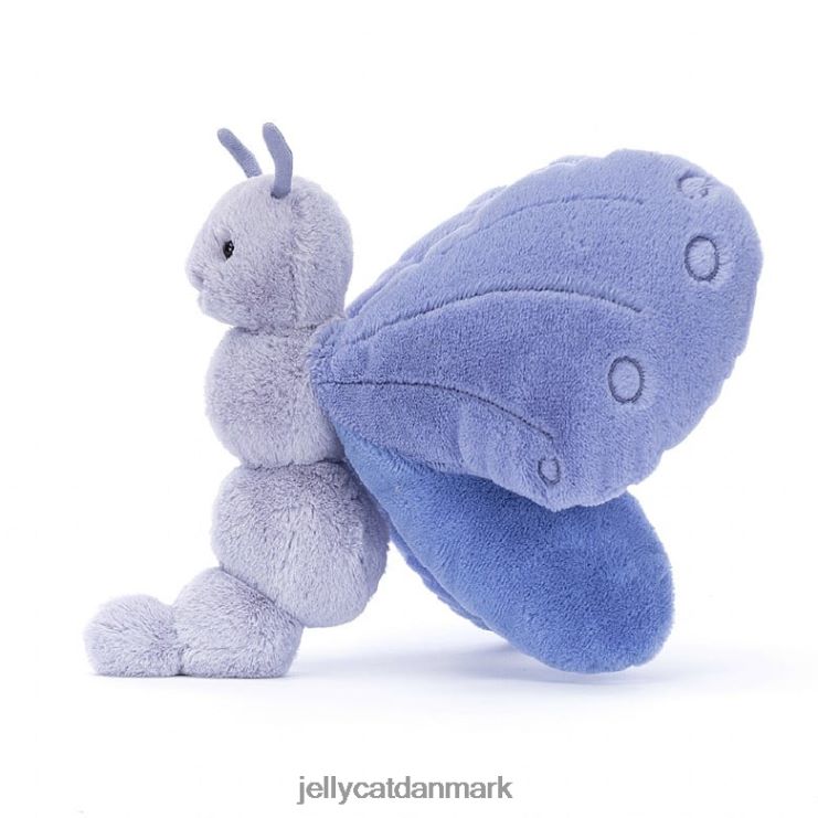 legetøj LHVJ00235 klokke sommerfugl blå Jellycat