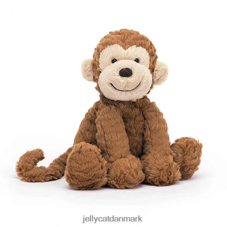 legetøj LHVJ00630 fuddlewuddle abe brun og hvid Jellycat