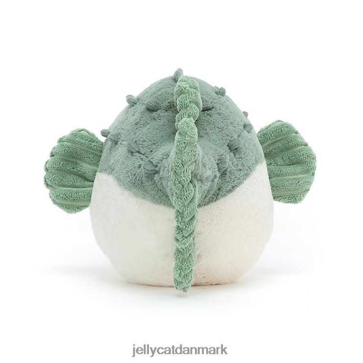 legetøj LHVJ00112 pacey pufferfish blå og creme Jellycat