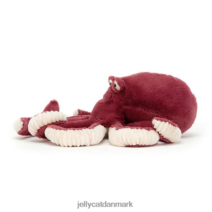 legetøj LHVJ00391 obbie blæksprutte rød Jellycat