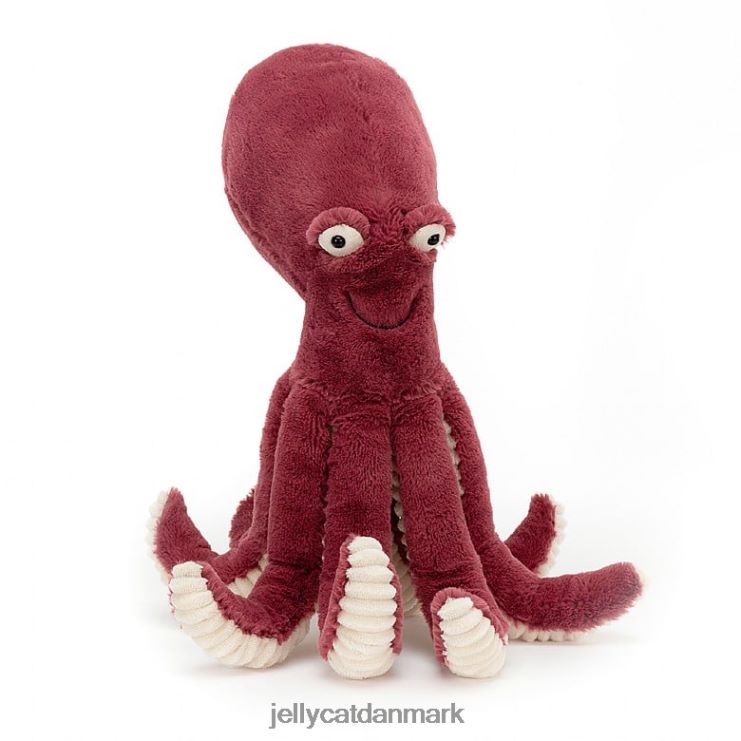 legetøj LHVJ00391 obbie blæksprutte rød Jellycat