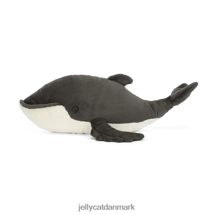legetøj LHVJ00457 pukkelhvalen grå og hvid Jellycat