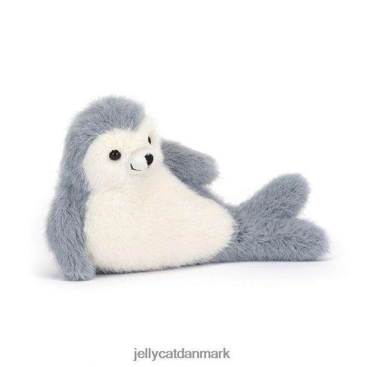legetøj LHVJ0085 nauticool roly polysæl grå og hvid Jellycat