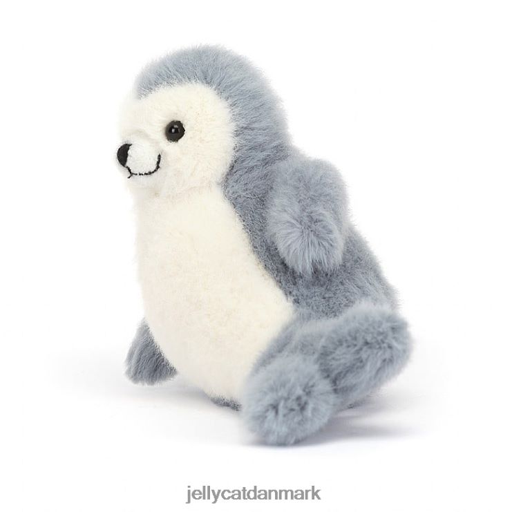 legetøj LHVJ0085 nauticool roly polysæl grå og hvid Jellycat