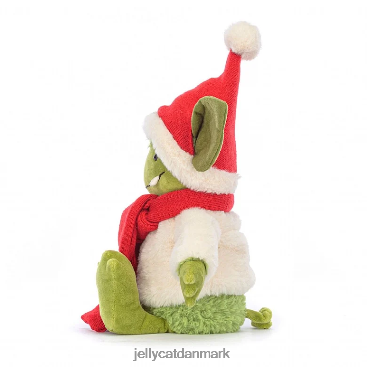 legetøj LHVJ00120 jule grizzo grøn Jellycat