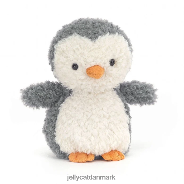 legetøj LHVJ0020 lille pingvin grå og hvid Jellycat