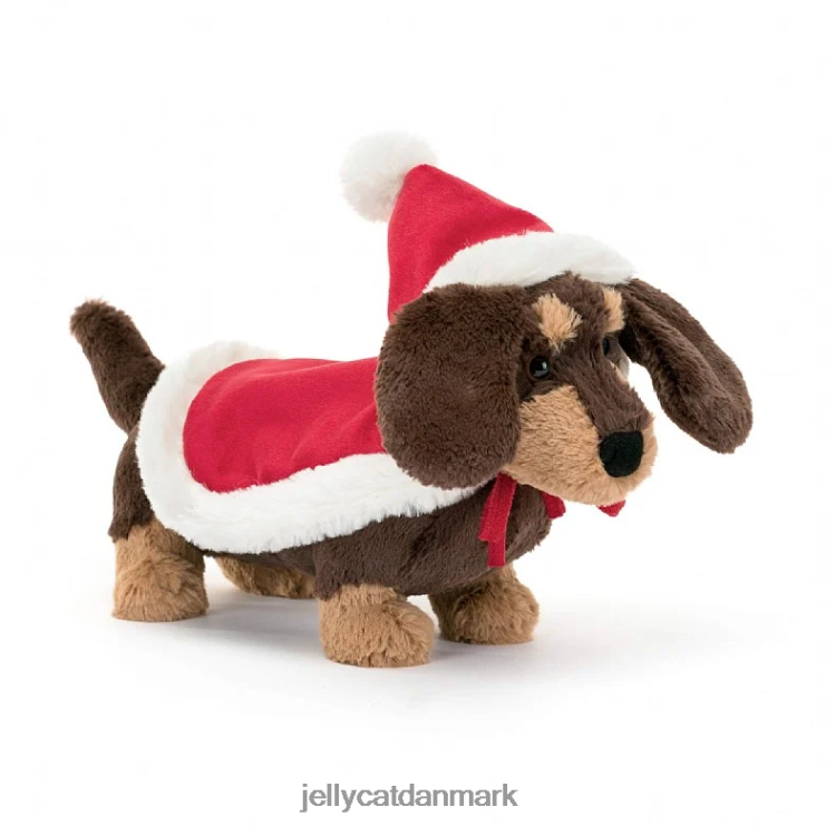 legetøj LHVJ0029 vintervarmer otto pølse hund brun Jellycat