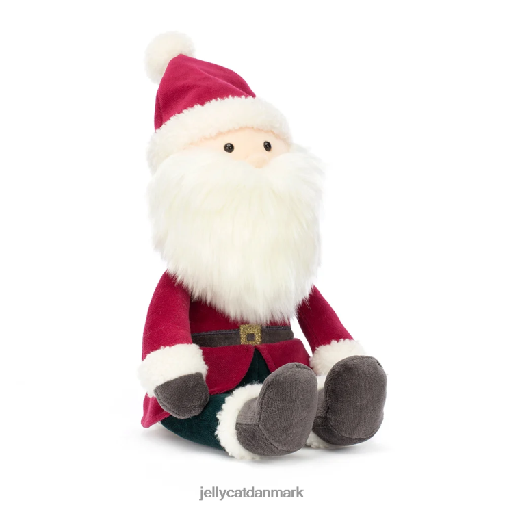 legetøj LHVJ00303 glad julemand rød Jellycat