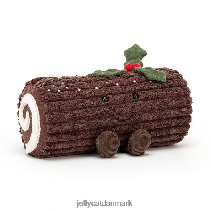legetøj LHVJ0038 underholdende yule log brun Jellycat