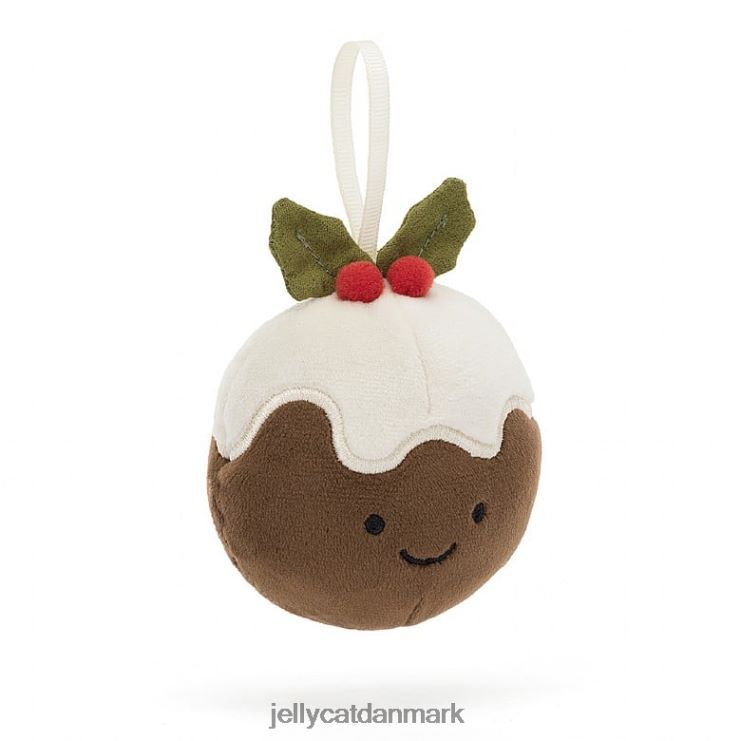 legetøj LHVJ0039 festlig dårskab julebudding brun Jellycat