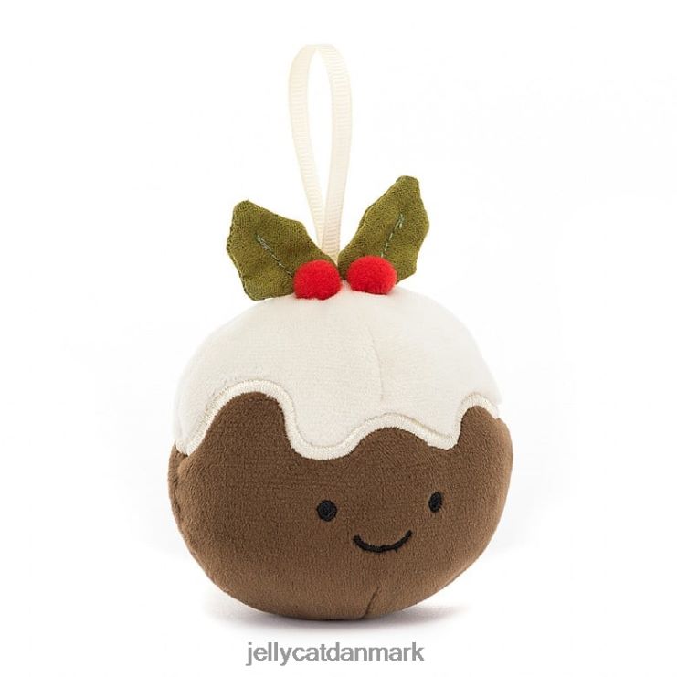 legetøj LHVJ0039 festlig dårskab julebudding brun Jellycat