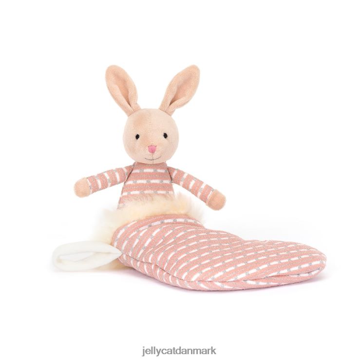 legetøj LHVJ00443 shimmer strømpe bunny beige Jellycat