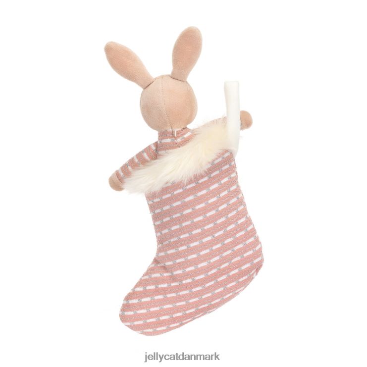 legetøj LHVJ00443 shimmer strømpe bunny beige Jellycat