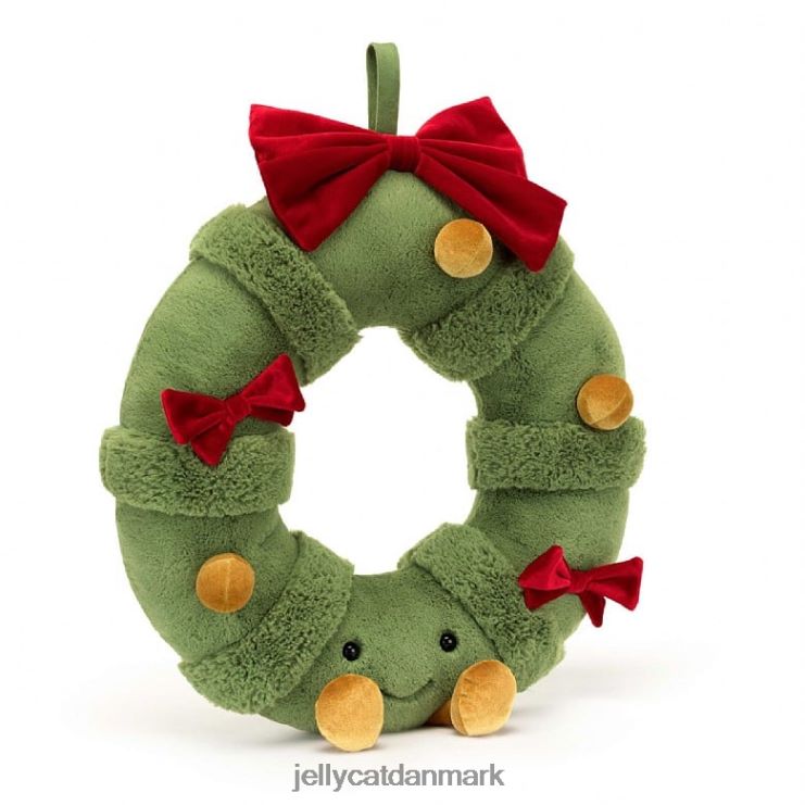 legetøj LHVJ00552 underholdende dekoreret julekrans flerfarvet Jellycat