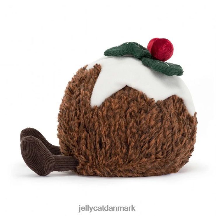 legetøj LHVJ0074 underholdende julebudding brun Jellycat