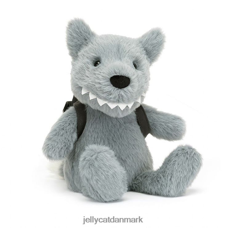 legetøj LHVJ00290 rygsæk ulv grå Jellycat