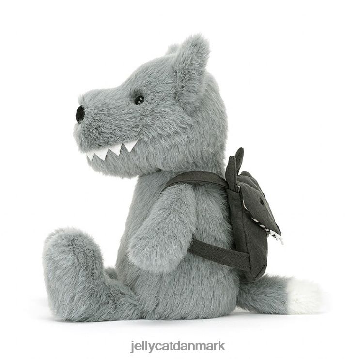 legetøj LHVJ00290 rygsæk ulv grå Jellycat