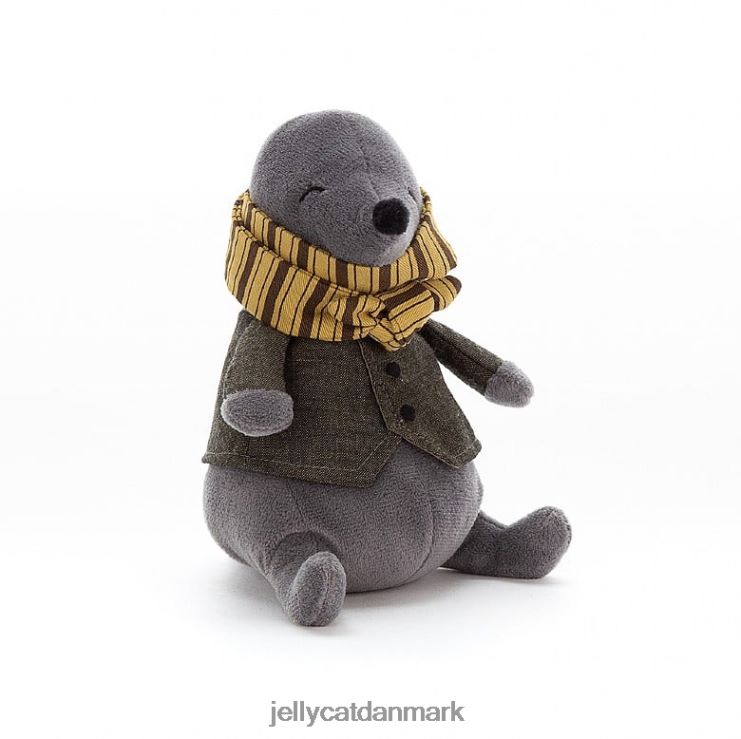 legetøj LHVJ00489 flodløber muldvarp grå Jellycat