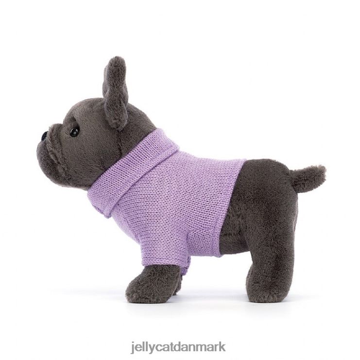 legetøj LHVJ00540 sweater fransk bulldog lilla blæk Jellycat