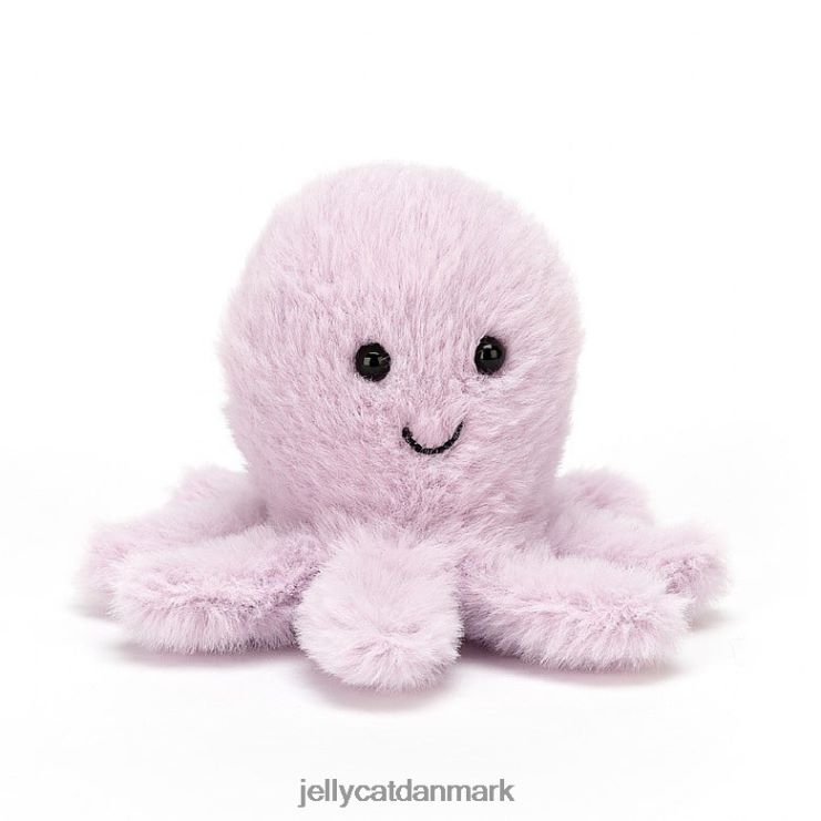legetøj LHVJ00623 fluffy blæksprutte lilla Jellycat