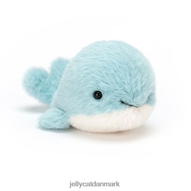 legetøj LHVJ00625 fluffy hval blå Jellycat