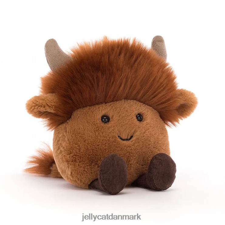 legetøj LHVJ0082 amuseabean højland ko brun Jellycat