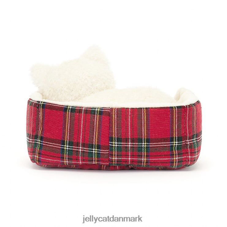 legetøj LHVJ00289 napping nipper westie sort og hvid Jellycat