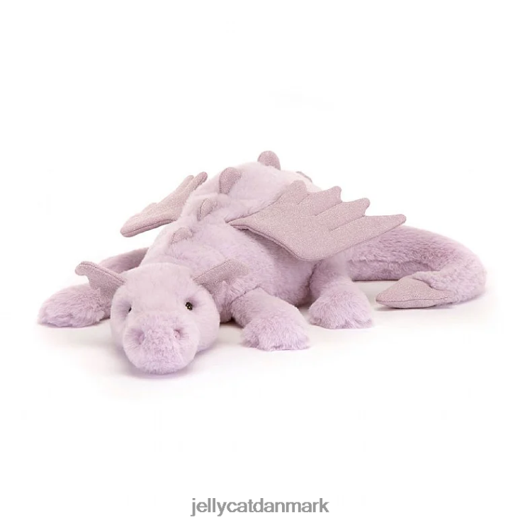 legetøj LHVJ0041 lavendel drage lilla Jellycat
