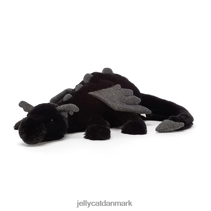 legetøj LHVJ00543 onyx drage sort Jellycat