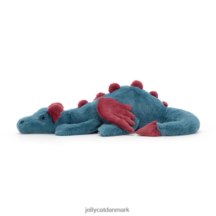 legetøj LHVJ00622 dexter drage blå Jellycat