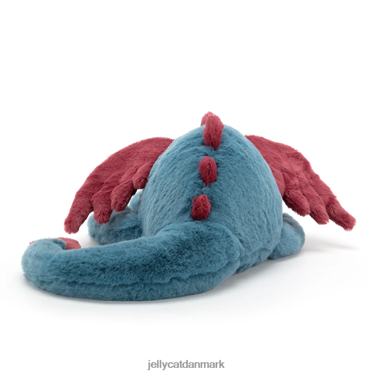 legetøj LHVJ00622 dexter drage blå Jellycat