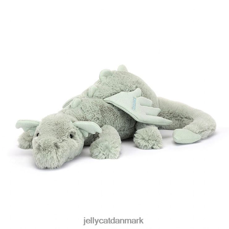 legetøj LHVJ00646 personlig salvie drage enorm lysegrøn Jellycat