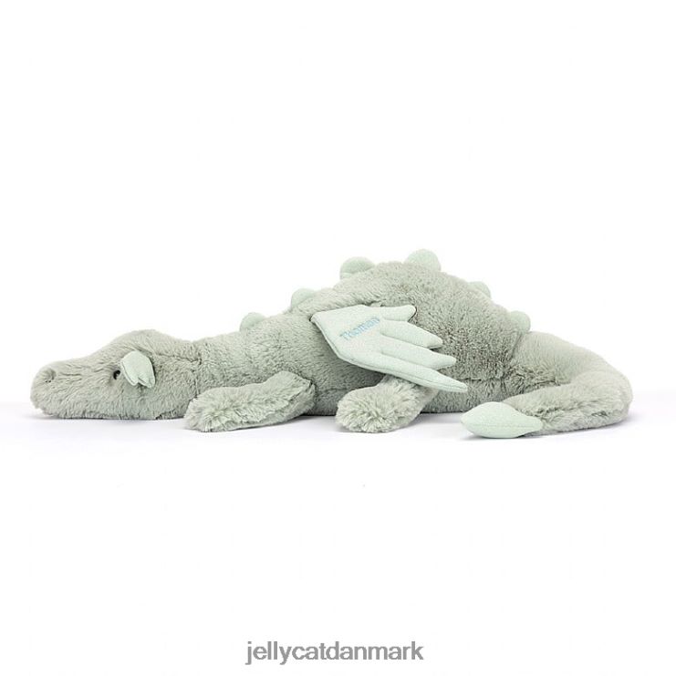legetøj LHVJ00646 personlig salvie drage enorm lysegrøn Jellycat
