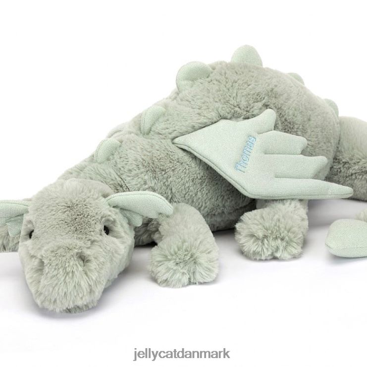 legetøj LHVJ00646 personlig salvie drage enorm lysegrøn Jellycat
