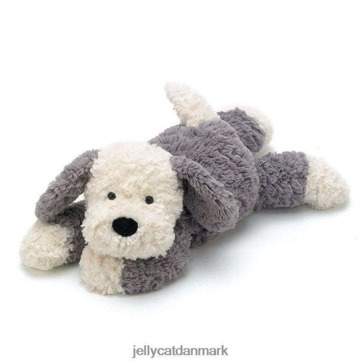 legetøj LHVJ00571 tumblie fårehund grå og hvid Jellycat
