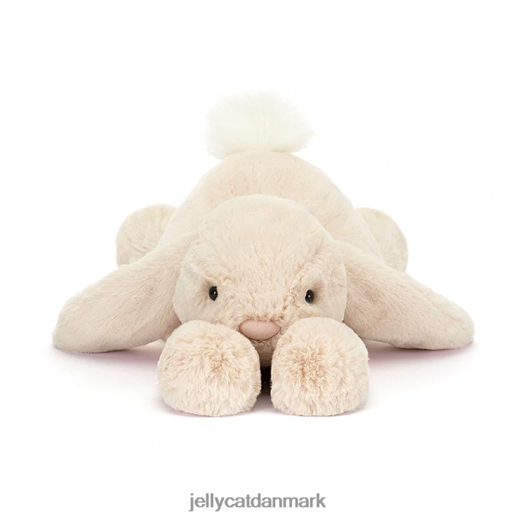 legetøj LHVJ00669 udtværet kanin stor beige Jellycat