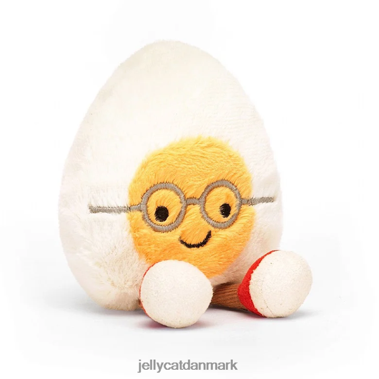 legetøj LHVJ0032 fornøjelig kogt æg nørd gul og fløde Jellycat