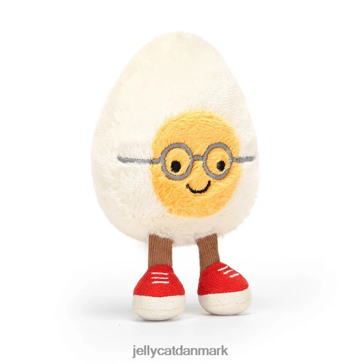 legetøj LHVJ0032 fornøjelig kogt æg nørd gul og fløde Jellycat