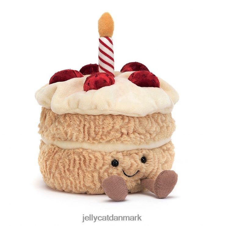 legetøj LHVJ00528 underholdende flerfarvet fødselsdagskage Jellycat