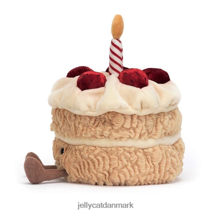 legetøj LHVJ00528 underholdende flerfarvet fødselsdagskage Jellycat