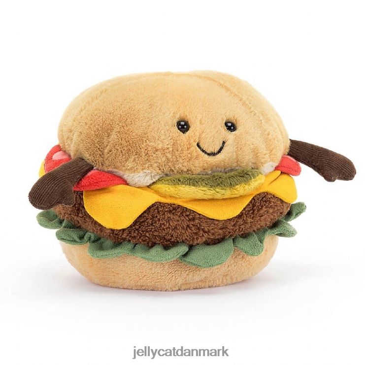 legetøj LHVJ0088 fornøjelig burger i flere farver Jellycat