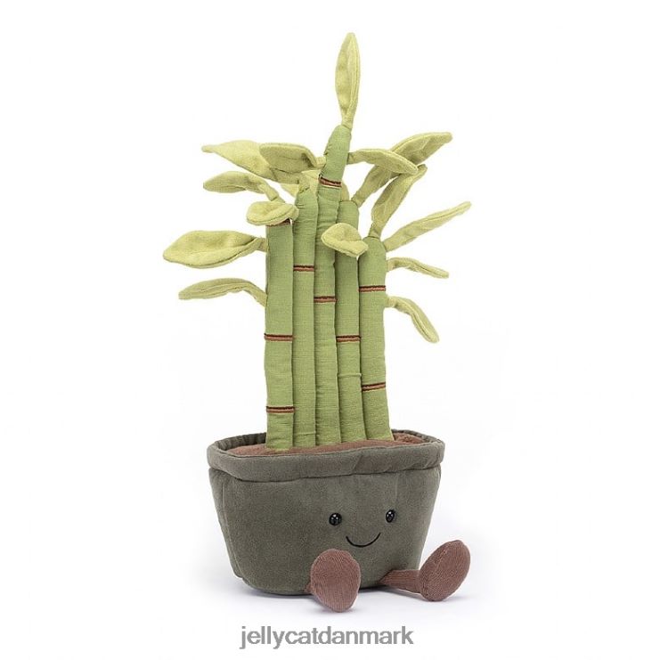 legetøj LHVJ00366 underholdende bambusgrøn i potte Jellycat