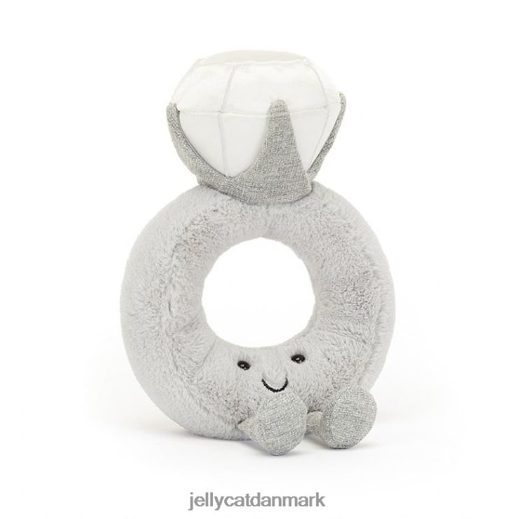 legetøj LHVJ00530 underholdende diamantring grå Jellycat