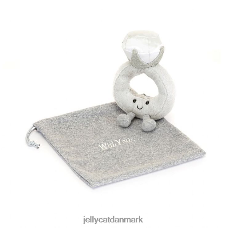 legetøj LHVJ00535 underholdende diamantring grå Jellycat