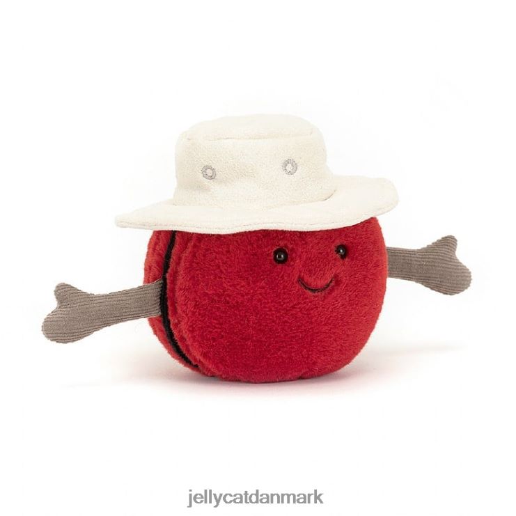legetøj LHVJ0080 underholdende sports-cricketbold rød Jellycat