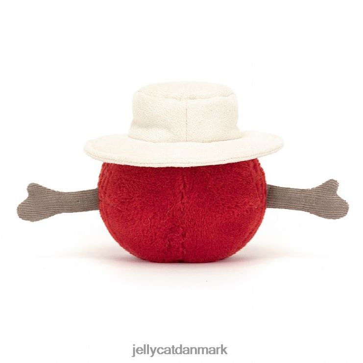 legetøj LHVJ0080 underholdende sports-cricketbold rød Jellycat